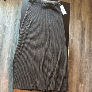 NWT Buck Mason Firewood Beverly Merino Wool Knit Skirt XS Retail $228